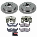 PowerStop OE Stock Replacement Low-Dust Ceramic Brake Pad, Rotor and Caliper Kit