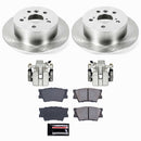 PowerStop OE Stock Replacement Low-Dust Ceramic Brake Pad, Rotor and Caliper Kit