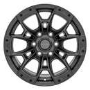 17x9 Defiant DF04 Dark Satin Charcoal 6x135 ET12 Wheel Rim