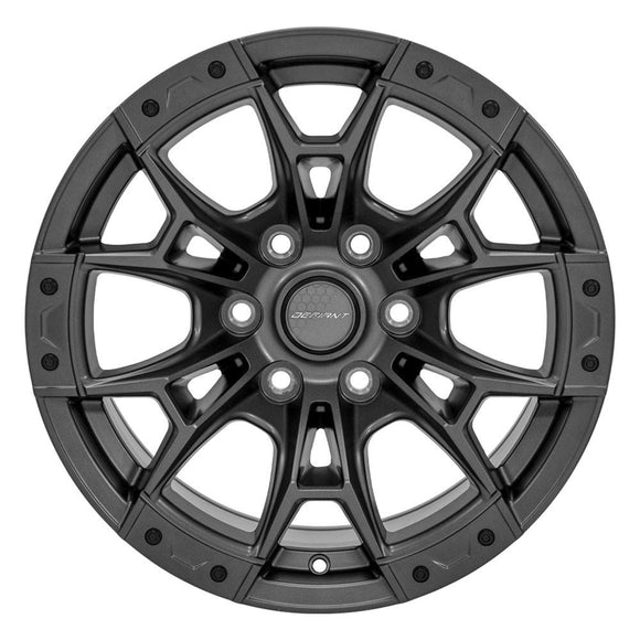 17x9 Defiant DF04 Dark Satin Charcoal 6x135 ET12 Wheel Rim