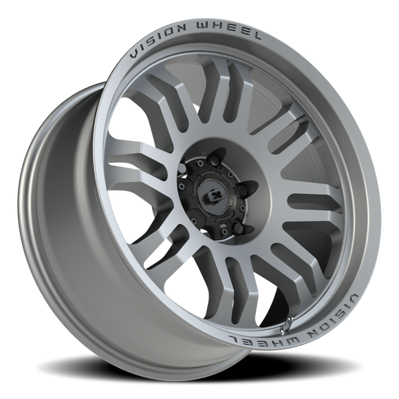 20x9.5 Vision 409 Inferno Satin Grey 6x5.5 (6x139.7) ET-18 wheel/rim