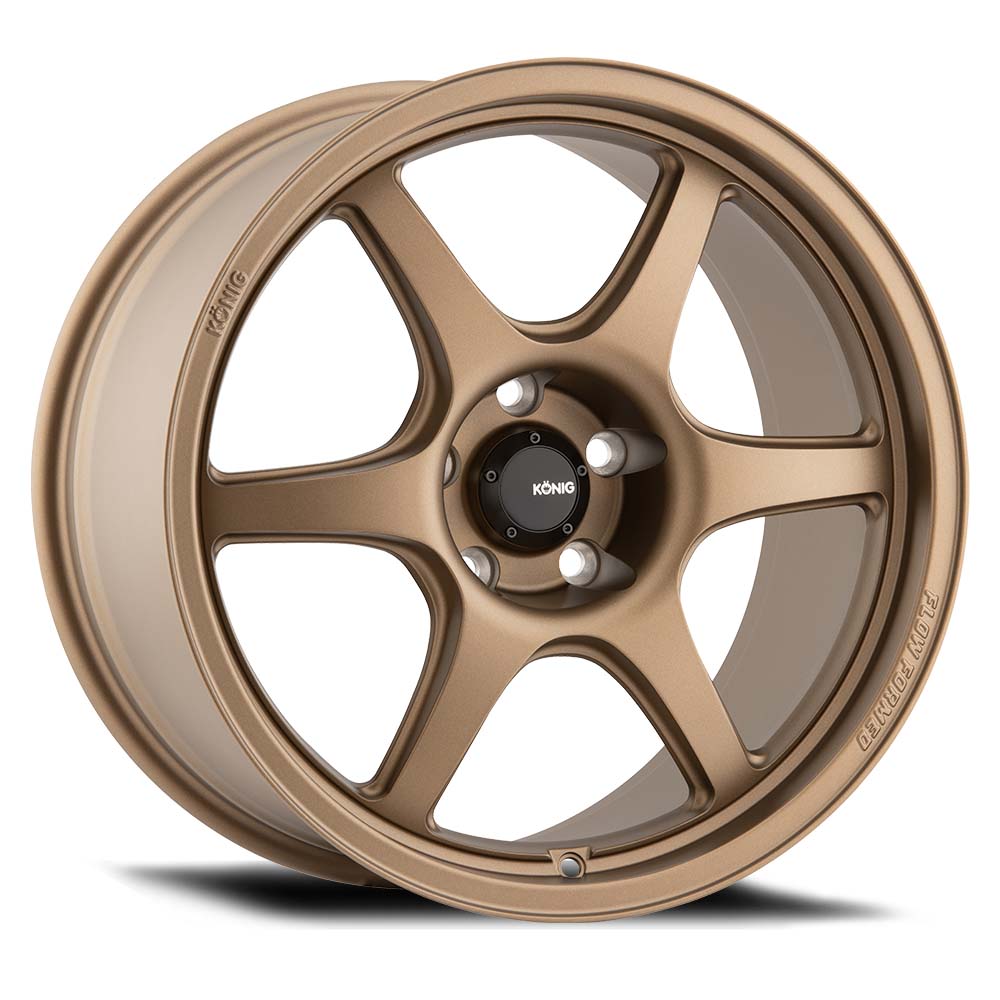 18x10.5 Konig Hexaform Matte Bronze 5x120 ET33 Wheel Rim