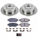 PowerStop OE Stock Replacement Low-Dust Ceramic Brake Pad and Rotor Kit