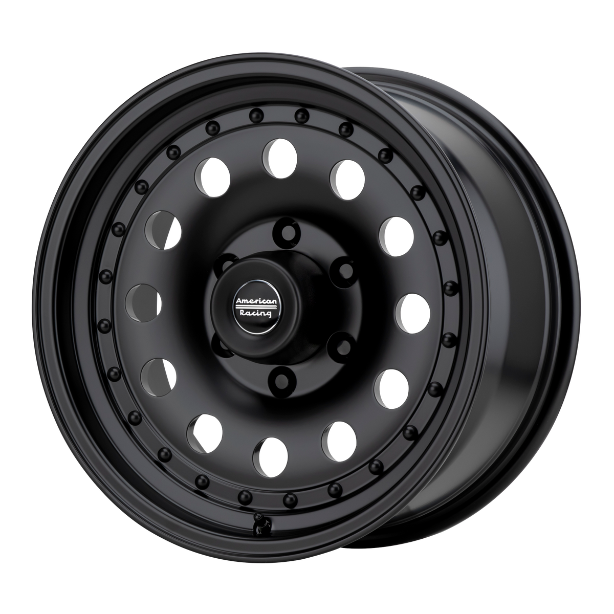 18X8 American Racing AR62 OUTLAW II Satin Black 5X139.7 ET0 wheel/rim ...