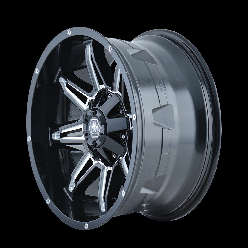 20x9 Mayhem Rampage Black-Milled Wheel/Rim 5x127 8090-2952M