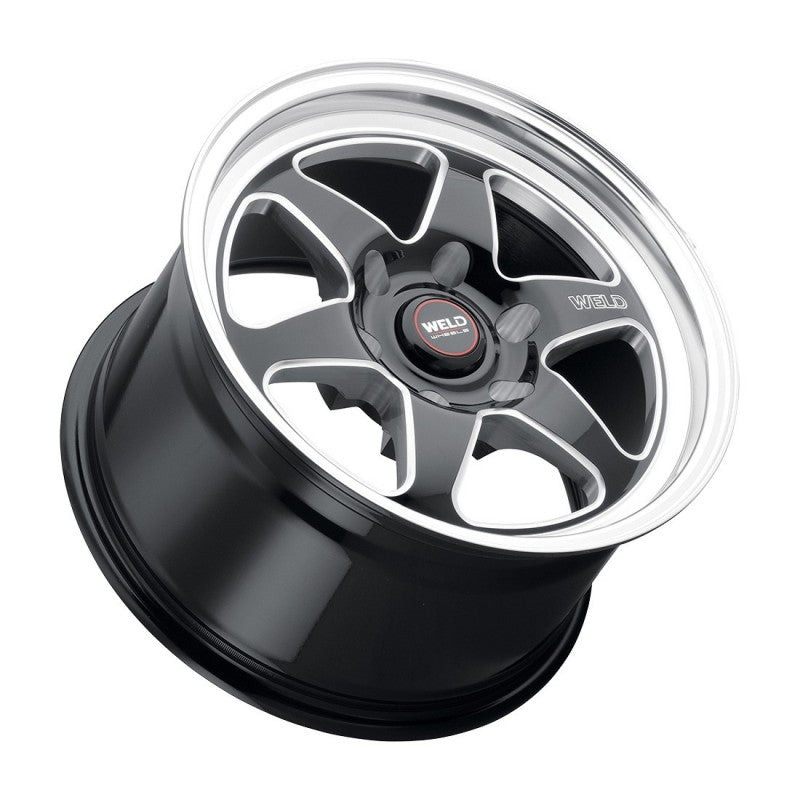 17x7 WELD Performance Ventura Six Drag Black Milled 6x135 ET20 Wheel Rim - 0