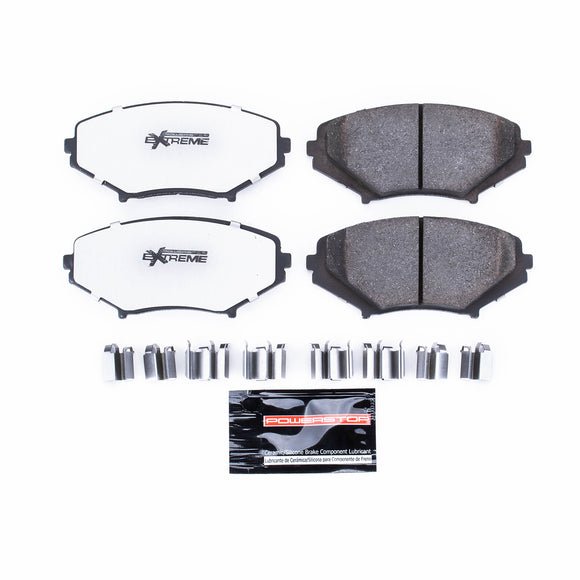 PowerStop Z26 Street Performance Carbon-Fiber Ceramic Brake Pads With Hardware