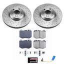 PowerStop OE Stock Replacement Low-Dust Ceramic Brake Pad and Rotor Kit