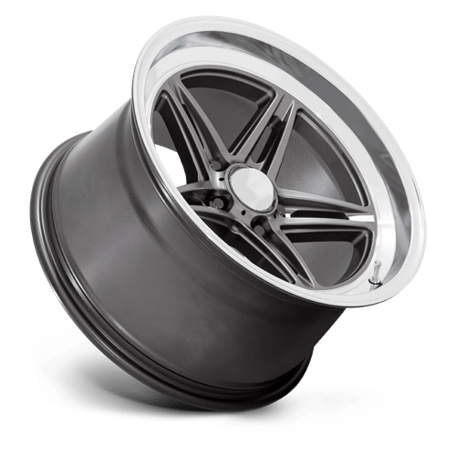 18X7 American Racing Vintage VN514 Groove Anthracite 5x114.3 ET0 Wheel Rim