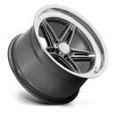18X7 American Racing Vintage VN514 Groove Anthracite 5x114.3 ET0 Wheel Rim