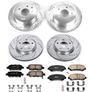 PowerStop Z23 Daily Driver Carbon-Fiber Ceramic Brake Pad and Drilled & Slotted