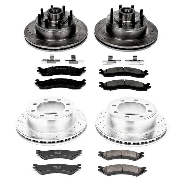 PowerStop Z23 Daily Driver Carbon-Fiber Ceramic Brake Pad and Drilled & Slotted