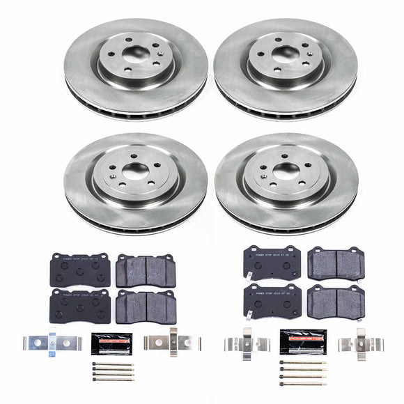 PowerStop Track Day High-Performance Brake Pad and Rotor Kit