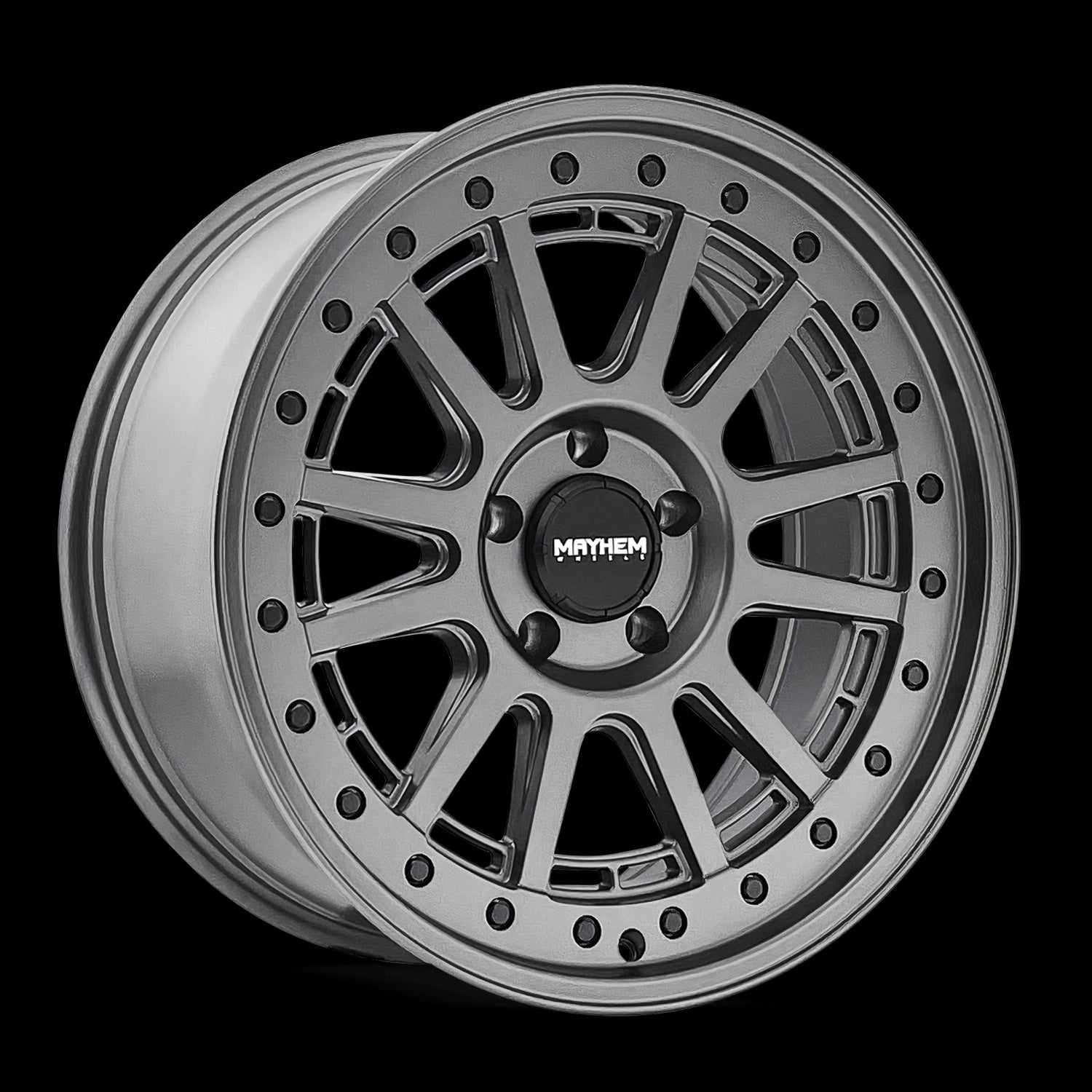 18x9 Mayhem 8305 Compass Satin Gunmetal 6x135 ET18 Wheel Rim