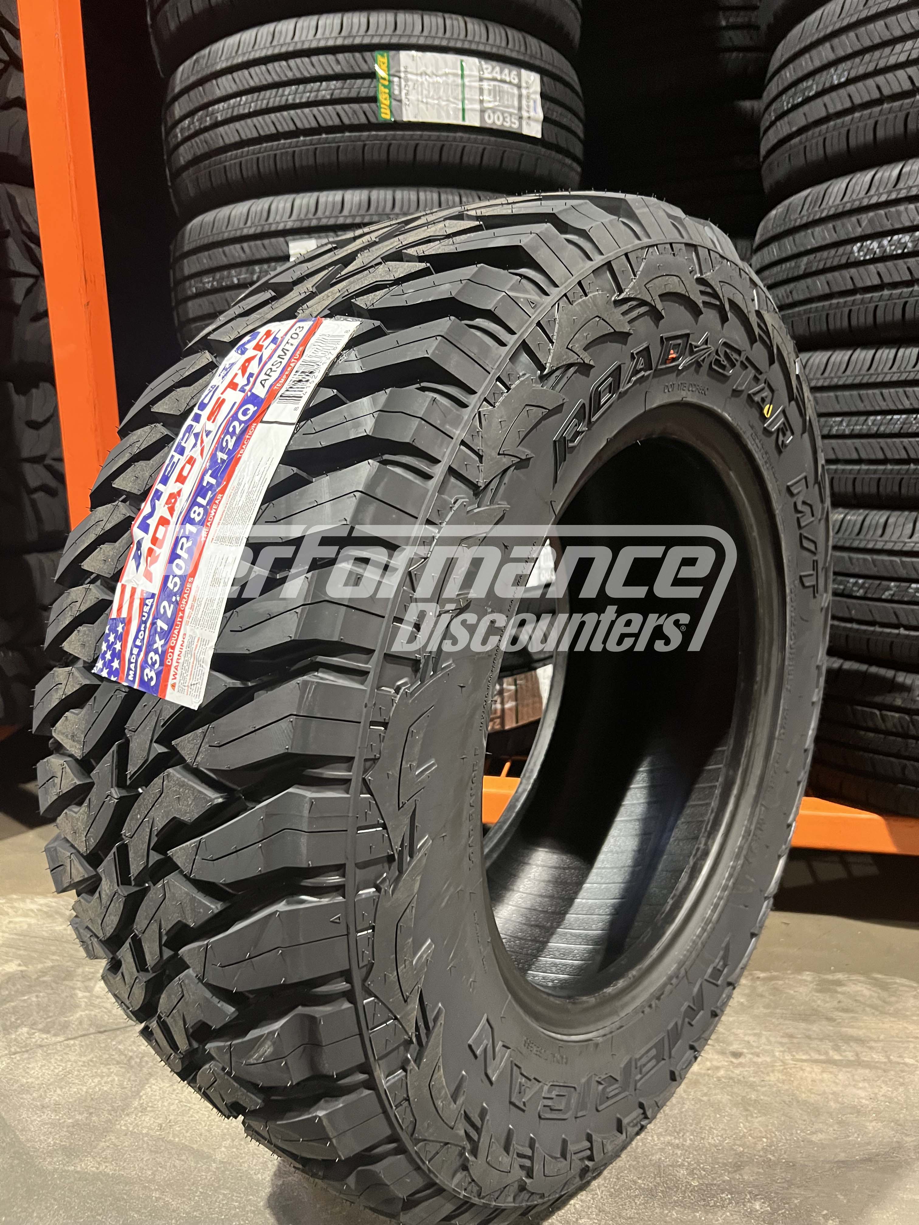 American Roadstar M/T Tire(s) 33X12.50R18 122Q LRF 33 12.50 18 3312.5018