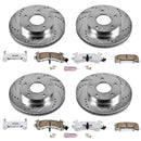 PowerStop Z26 Street Performance Ceramic Brake Pad and Drilled & Slotted Rotor K