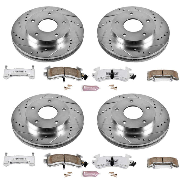 PowerStop Z26 Street Performance Ceramic Brake Pad and Drilled & Slotted Rotor K