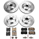 PowerStop Z23 Daily Driver Carbon-Fiber Ceramic Brake Pad and Drilled & Slotted