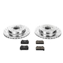 PowerStop Z23 Daily Driver Carbon-Fiber Ceramic Brake Pad and Drilled & Slotted