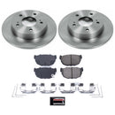 PowerStop OE Stock Replacement Low-Dust Ceramic Brake Pad and Rotor Kit
