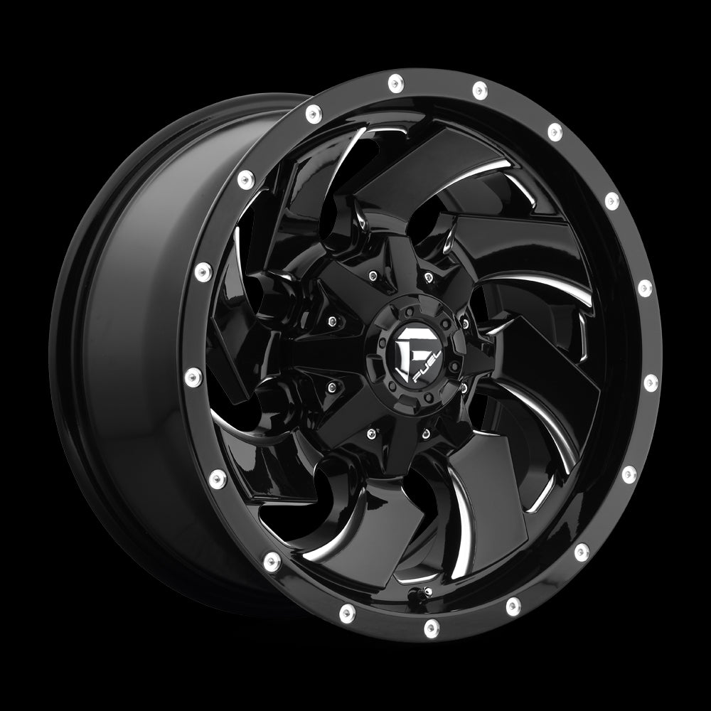 20X9 Fuel D574 Cleaver Gloss Black Milled 8X180 ET1 wheel/rim - 0