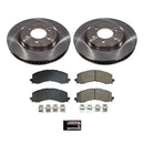 PowerStop OE Stock Replacement Low-Dust Ceramic Brake Pad and Rotor Kit