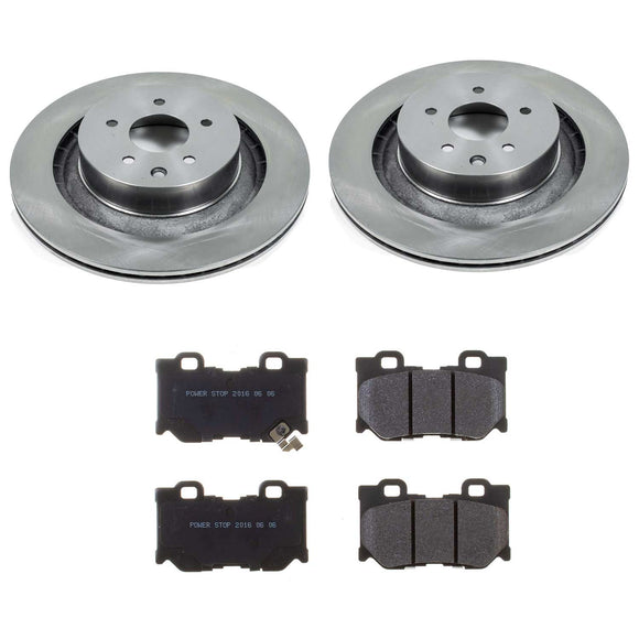 PowerStop Track Day Spec High-Performance Brake Pad and Rotor Kit