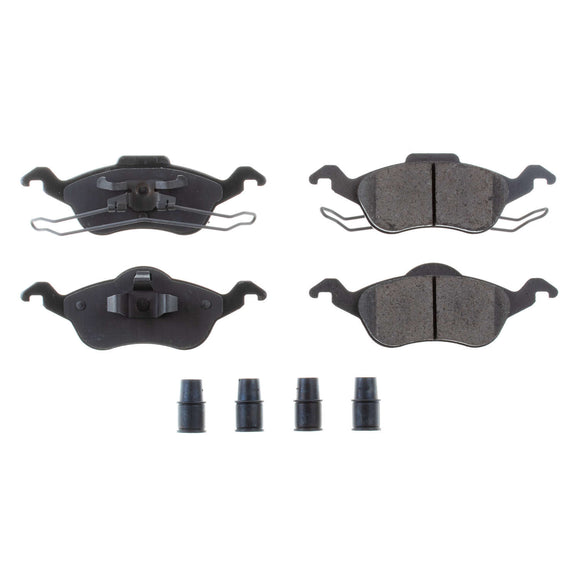 PowerStop Z17 Evolution Ceramic Brake Pads With Hardware