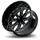 26x14 Hardrock Slammer Xposed Gloss Black Milled 5x127 ET-76 wheel/rim-3