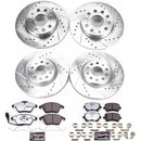 PowerStop Z26 Street Performance Ceramic Brake Pad and Drilled & Slotted Rotor K