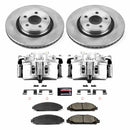 PowerStop OE Stock Replacement Low-Dust Ceramic Brake Pad, Rotor and Caliper Kit