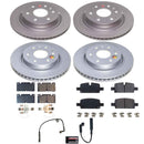 Genuine Geomet Coated Rotor and Low-Dust Ceramic Brake Pad Kit