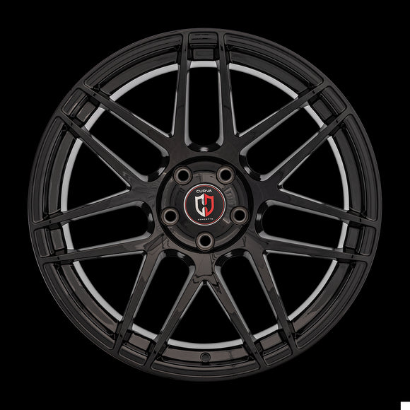 22x9 Curva C300 Gloss Black 5x120 ET33 wheel/rim