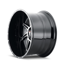 22x12 American Truxx Vortex Black/Machined 6x135 ET-44 wheel/rim-5