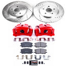 PowerStop Z23 Daily Driver Carbon-Fiber Ceramic Pads Drilled & Slotted Rotor & C