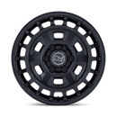 17x8 Black Rhino BR405 Rover Matte Black Gloss Black Lip 6x130 ET32 Wheel