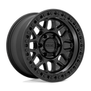 17X9 KMC KM549 GRS Satin Black 6X139.7 6X5.5 ET18 Wheel Rim-2