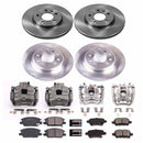 PowerStop OE Stock Replacement Low-Dust Ceramic Brake Pad, Rotor and Caliper Kit