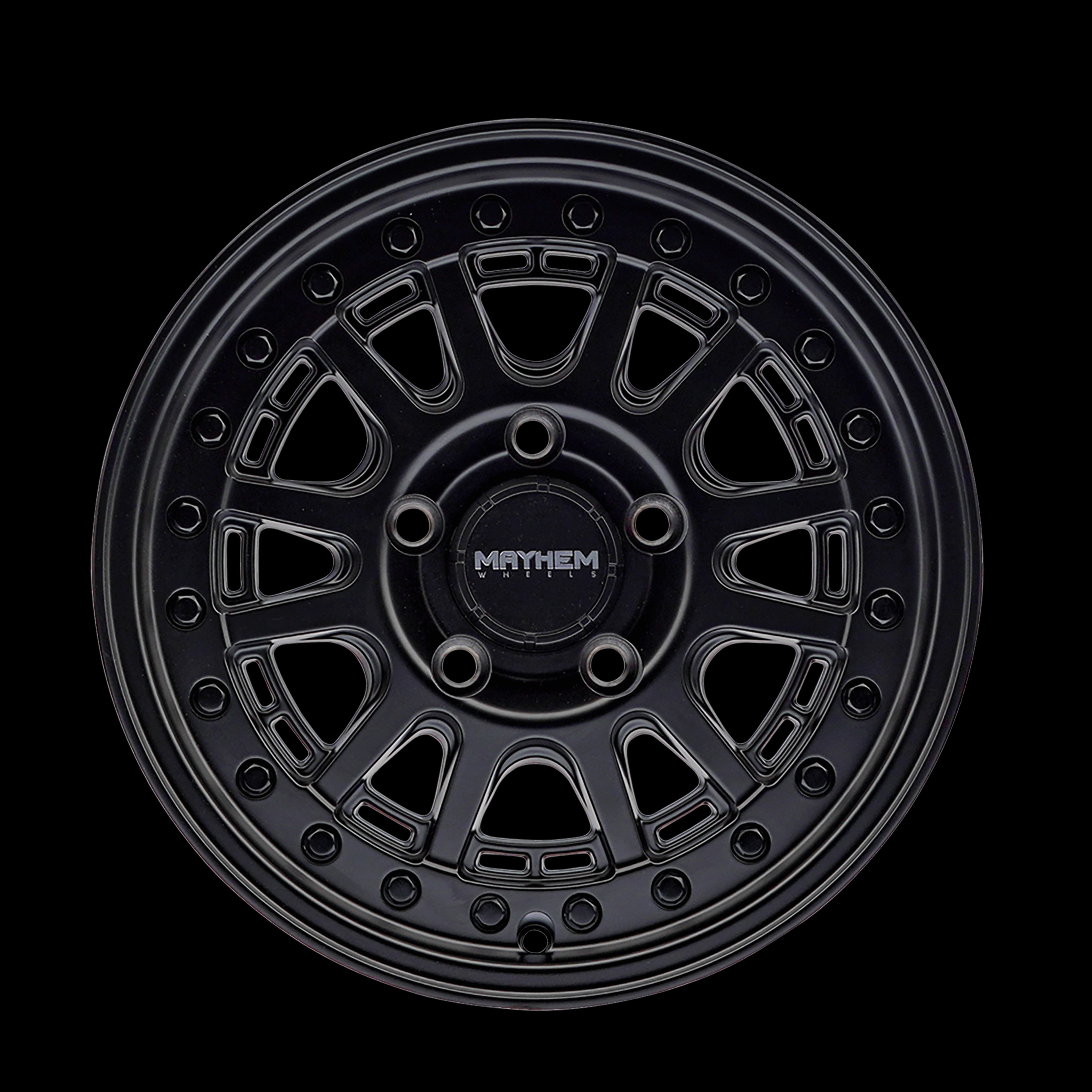 20x9 Mayhem 8305 Compass Matte Black 6x139.7 6x5.5 ET18 Wheel Rim