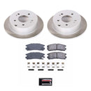 PowerStop Semi-Coated Rotor and Low-Dust Ceramic Brake Pad Kit