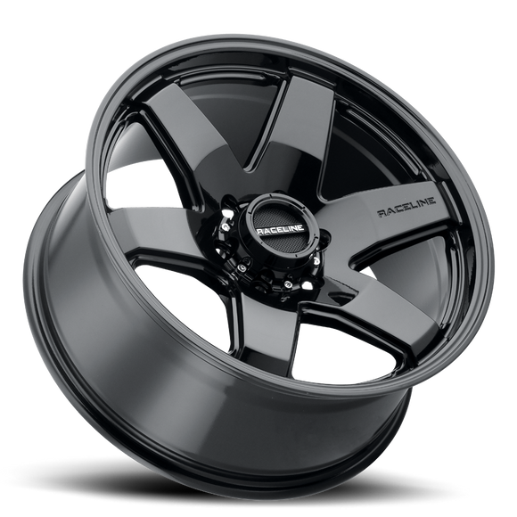 18x8 Raceline 942B Gloss Black 5x114.3 5x4.5 ET35 Wheel Rim