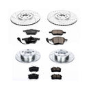 PowerStop Z23 Daily Driver Carbon-Fiber Ceramic Brake Pad and Drilled & Slotted