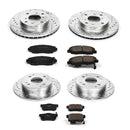 PowerStop Z23 Daily Driver Carbon-Fiber Ceramic Brake Pad and Drilled & Slotted
