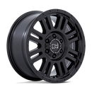 17X8 Black Rhino Yellowstone Matte Black 5X160 ET45 Wheel Rim