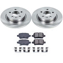 PowerStop OE Stock Replacement Low-Dust Ceramic Brake Pad and Rotor Kit