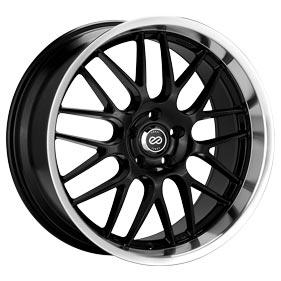 18x7.5 Enkei Lusso Black Wheel/Rim 5x110 5-110 18-7.5 ET42