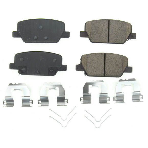 PowerStop Z17 Evolution Ceramic Brake Pads With Hardware