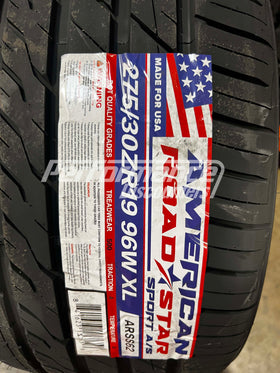275/30ZR19 American Roadstar Sport A/S 96W BSW SL 275 30 19 2753019
