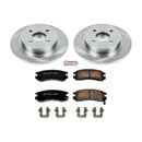 PowerStop OE Stock Replacement Low-Dust Ceramic Brake Pad and Rotor Kit