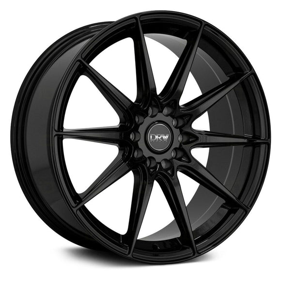 18x8 DRW Tuner D19 Gloss Black 5x100/114.3 ET38 wheel/rim